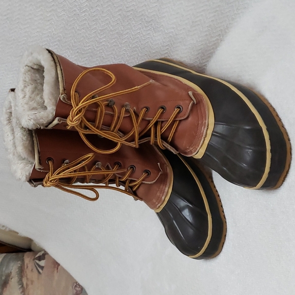 Coleman Other - Vintage Mens Coleman Steel Shank  Felt Liner Leather Snow Duck Boots, Size 10
